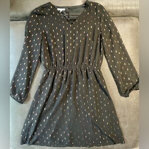 Maurices Black and Rose Gold Dress